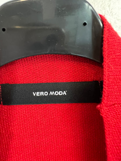 VERO MODA. Jersey rojo cuello perkins T.xs