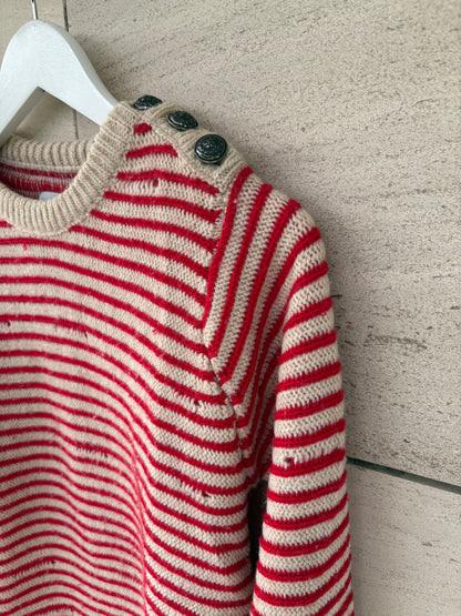 ZADIG & VOLTAIRE. Jersey lana rayas