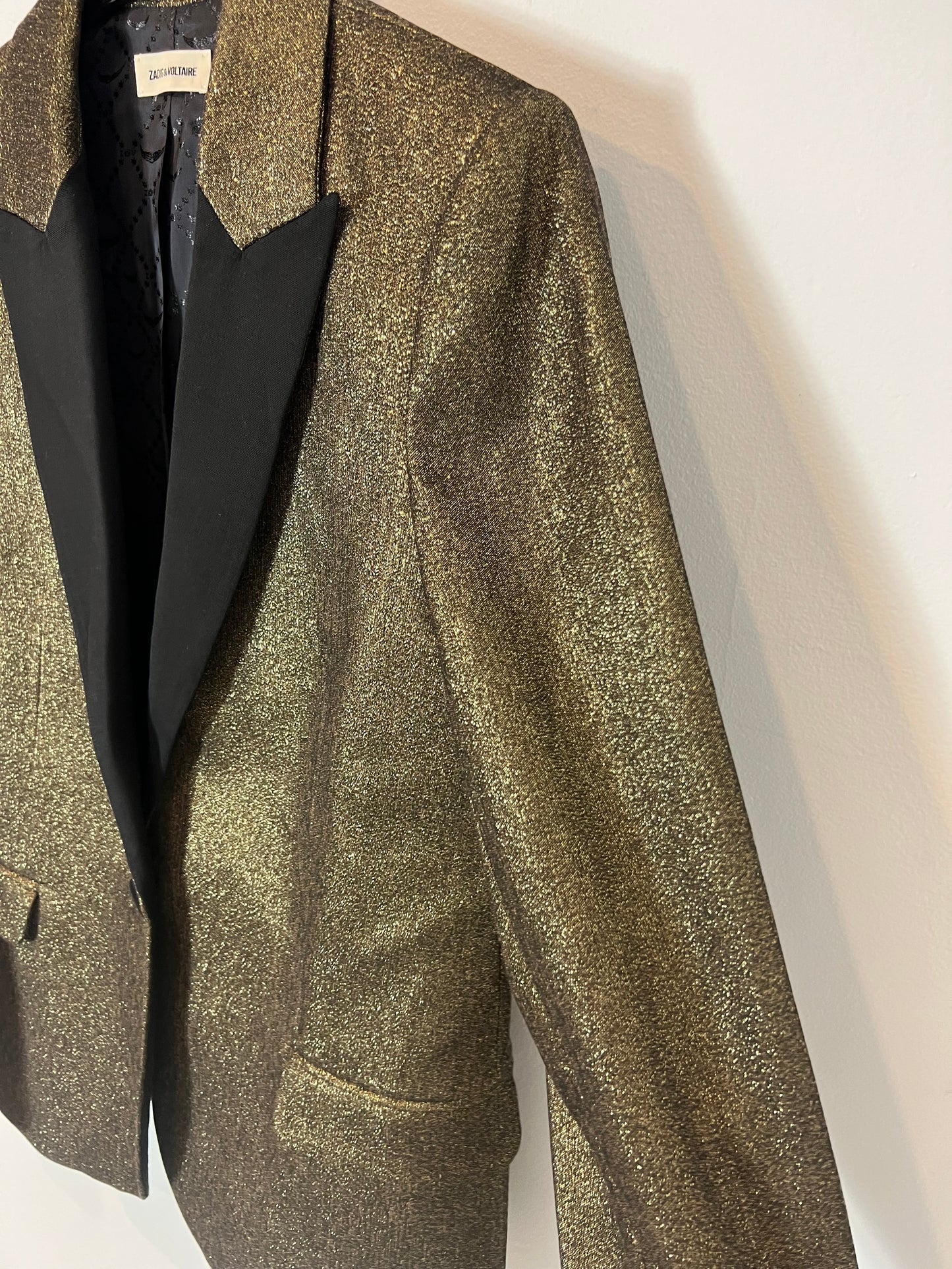 ZADIG&VOLTAIRE. Blazer hilos brillo. T 36