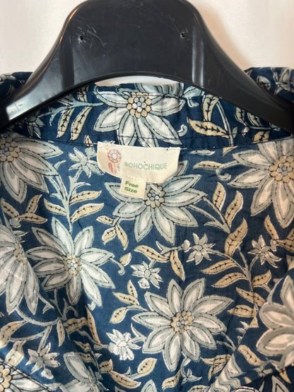 BOHOCHIQUE. Long printed shirt dress. TM