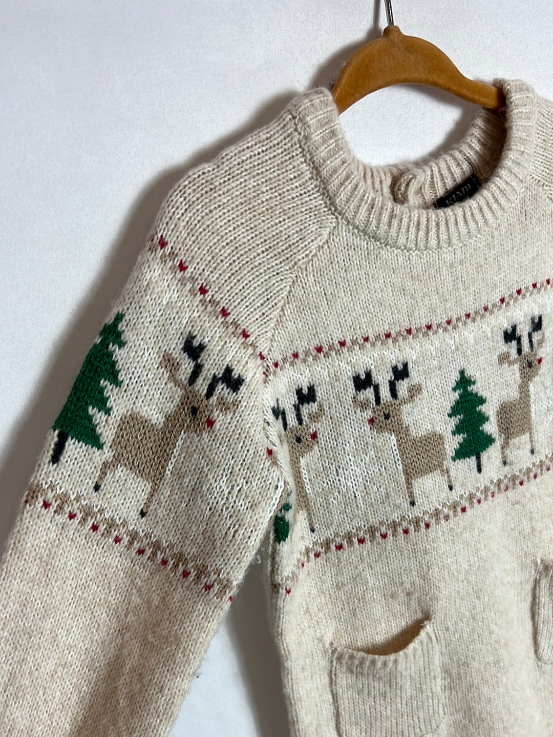 KABI. Christmas knit jumpsuit. Size 18 months