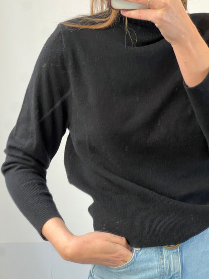 &amp; OTHER STORIES. Black wool sweater with shoulder detail. Size XS