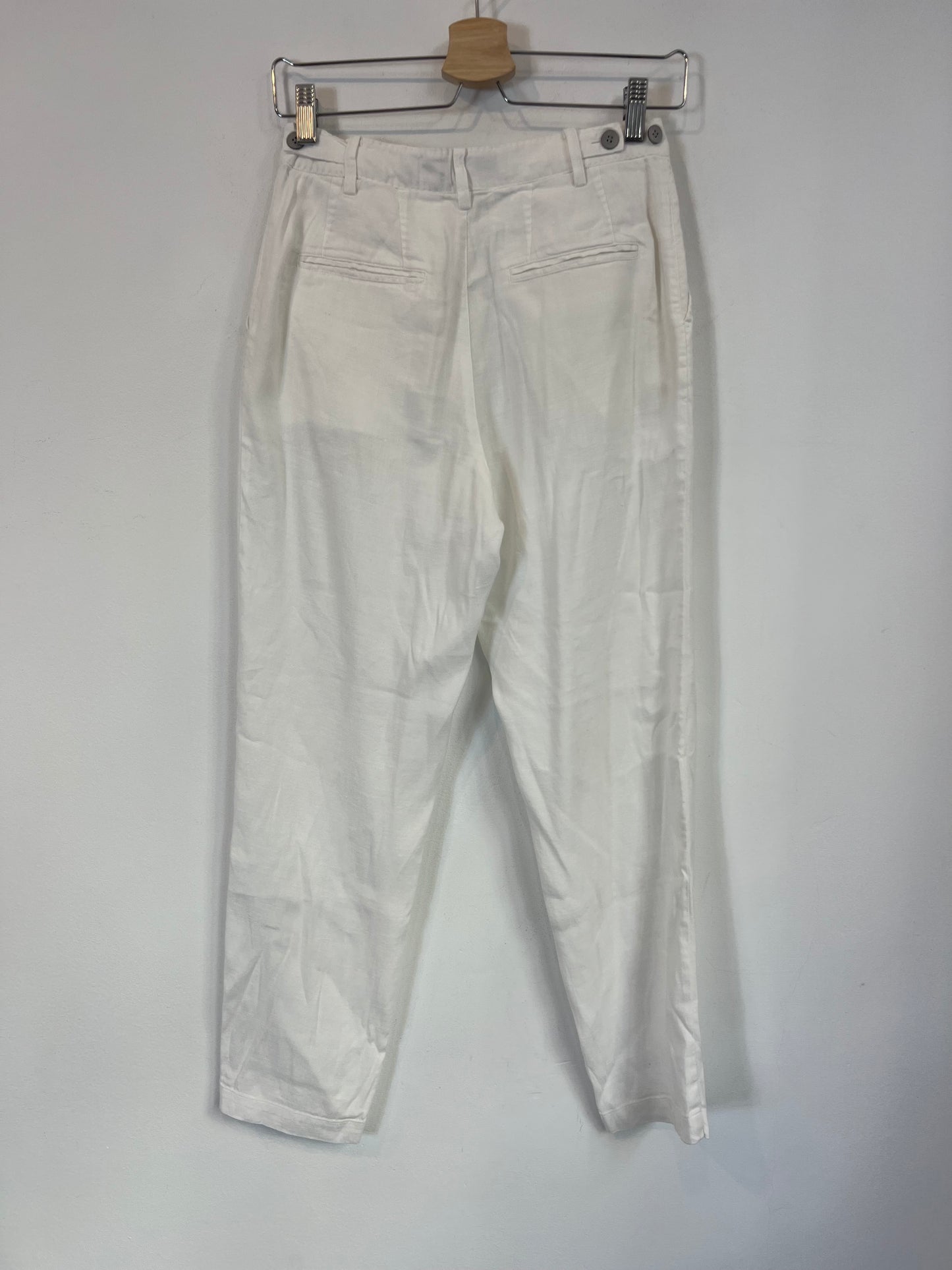 COMPTOIR DES COTONNIERS. Pantalón blanco con lino. T XS