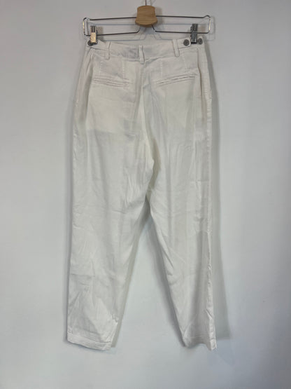 COMPTOIR DES COTONNIERS. Pantalón blanco con lino. T XS