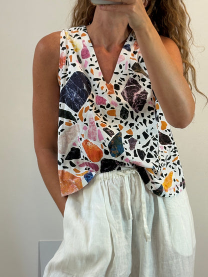 BIMBA Y LOLA. Top algodón colores