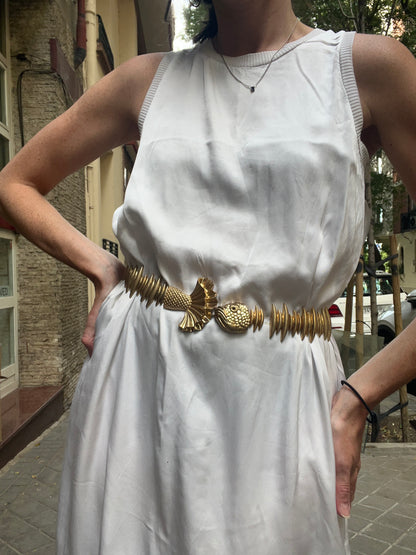 OTRAS. Cinturón dorados pez