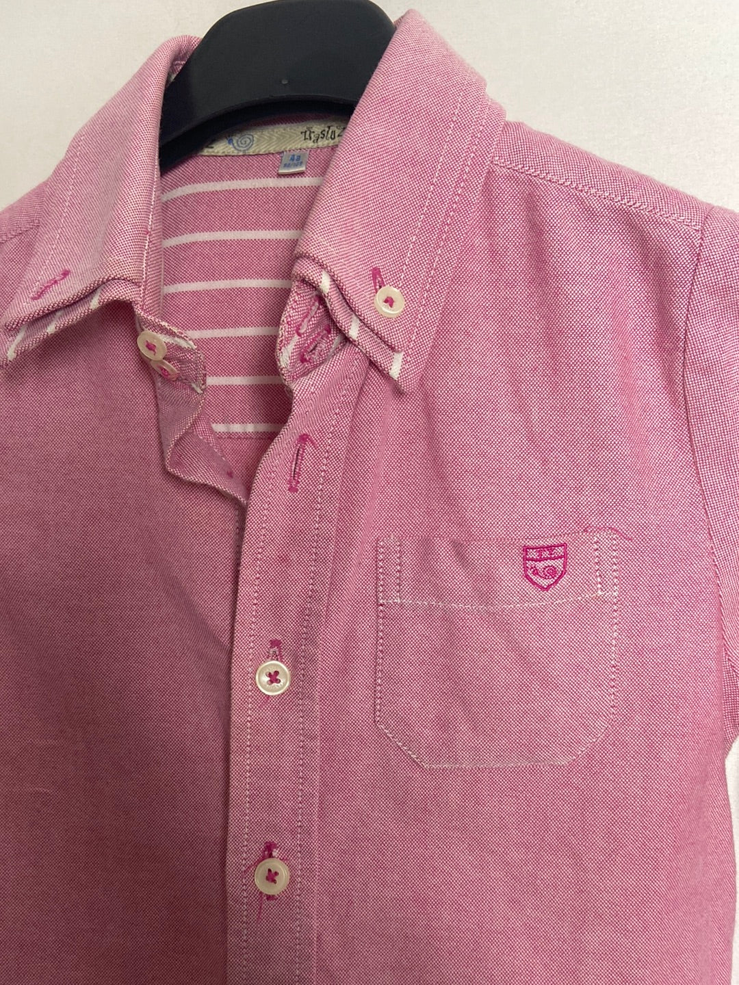 TRASTAZ. Heathered pink shirt. Size 4 years