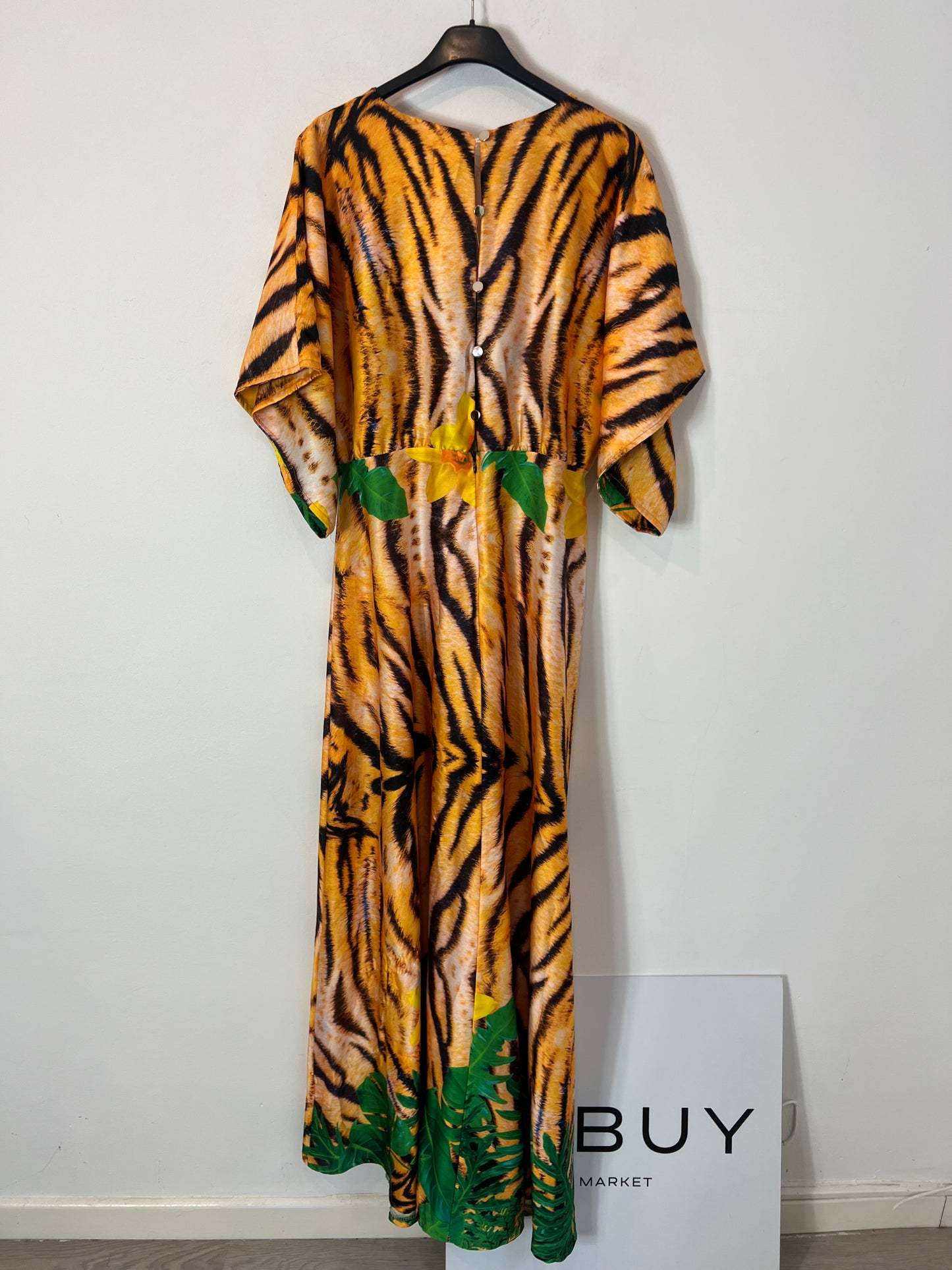 OTRAS. Vestido largo safari print. TU ( S/M)