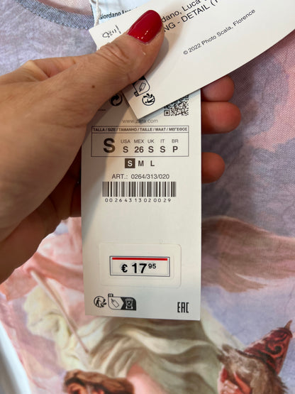 ZARA. Printed mesh bodysuit Ts