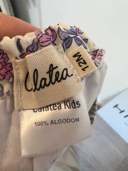 CALATEA. Ranita flores rosas T.12 meses