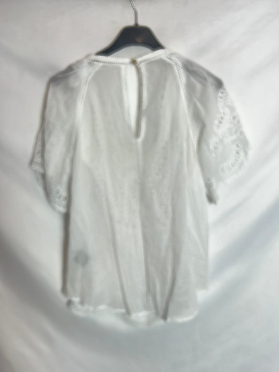 ISABEL MARANT ÉTOILE. Die-cut cotton top. XS/S