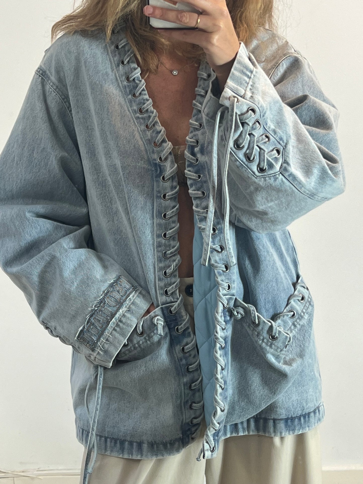 ROTATE. Cazadora vaquera oversized T.s