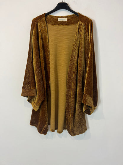 RENATTA&GO. Kimono terciopelo mostaza T.u(m)
