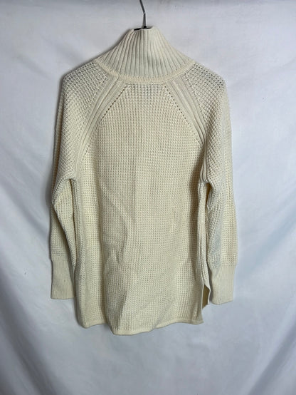 BANANA REPUBLIC. Jersey beige cuello vuelto. T M