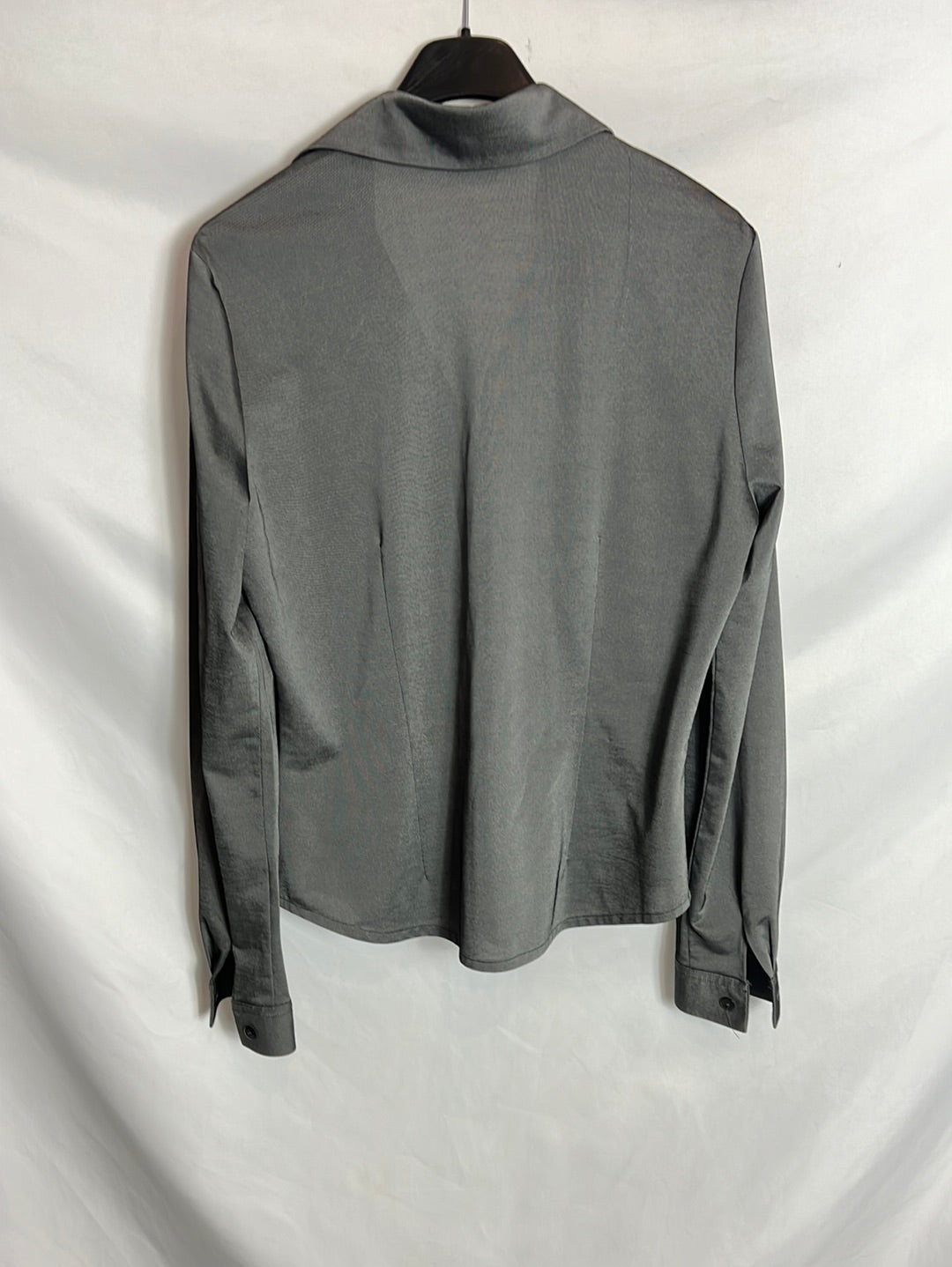 ATTIMO. Gray texture blouse. T 40( 38)