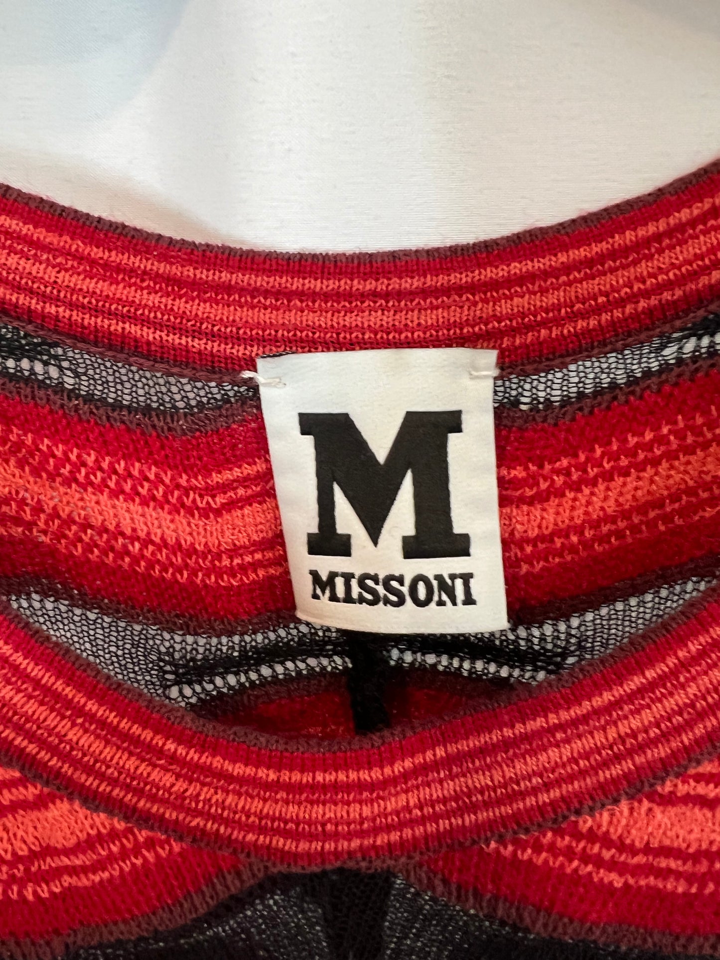 MISSONI. Semi-sheer zigzag dress. TS