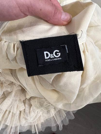 DOLCE&GABBANA. Falda corta tul