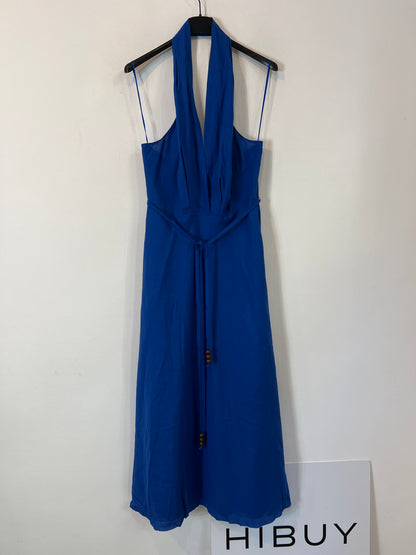 ZARA. Blue neckline Tm