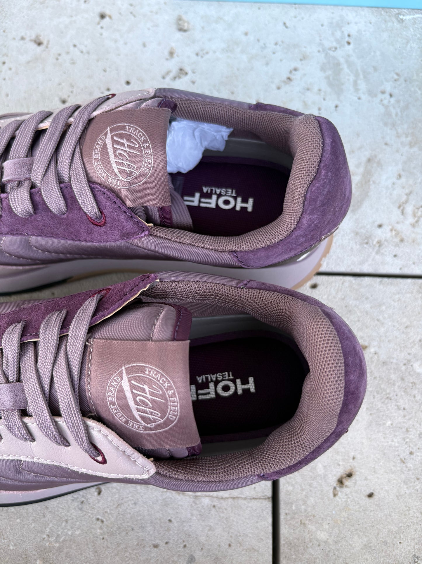 HOFF. Zapatillas texturas tonos malva. T 38