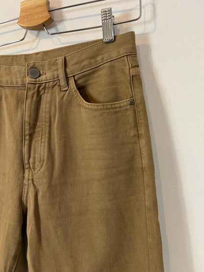 MASSIMO DUTTI. Denim marrón recto