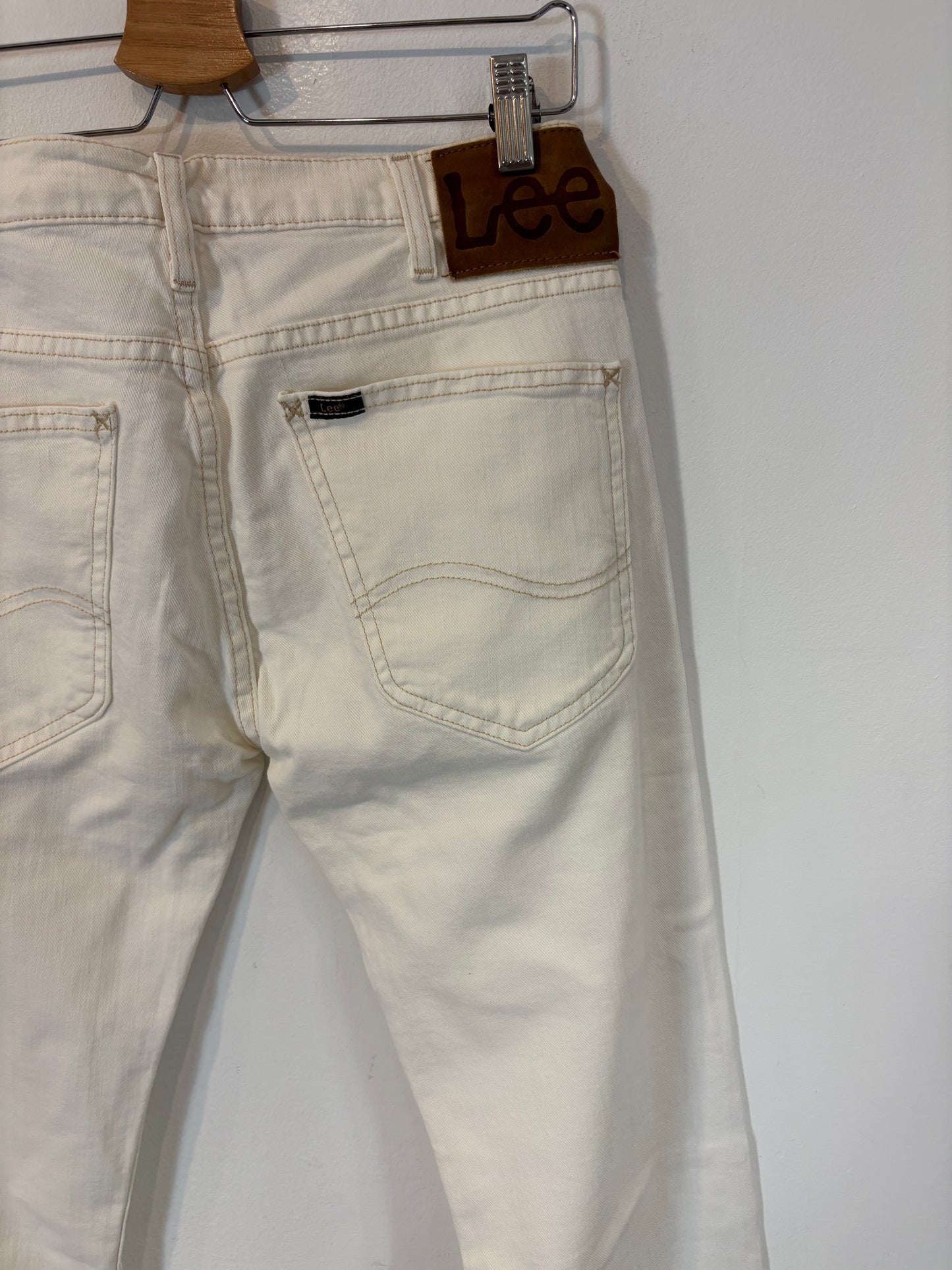 LEE. Denim recto blanco. T 38