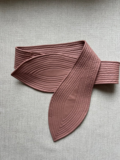 PADOVA. Cinturón fajín rosa palo. T. 10 (M)