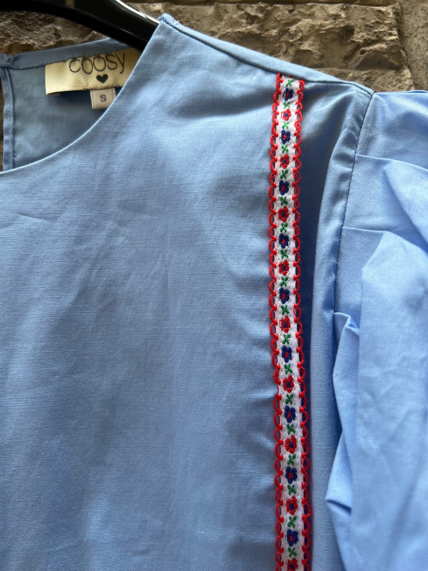 COOSY. Blouse with front detail Ts