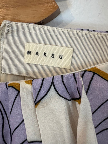 MAKSU. Printed midi skirt. TS