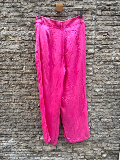 SCALPERS. Pantalón palazzo rosa T.m