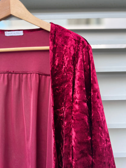 MAROLA. Mustard textured wool skirt. S/M