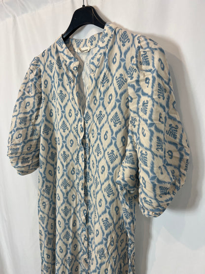 MINDTRAVELER. Blue print midi dress. YOU (M)