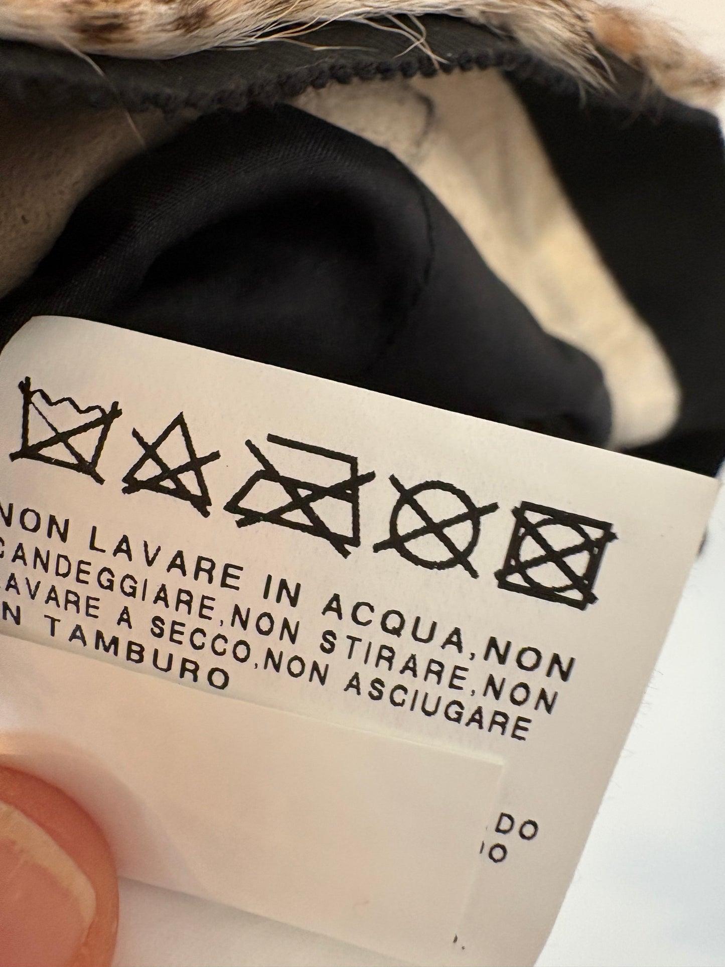 SPORTMAX. Top pelo natural y seda. T 42 (M)