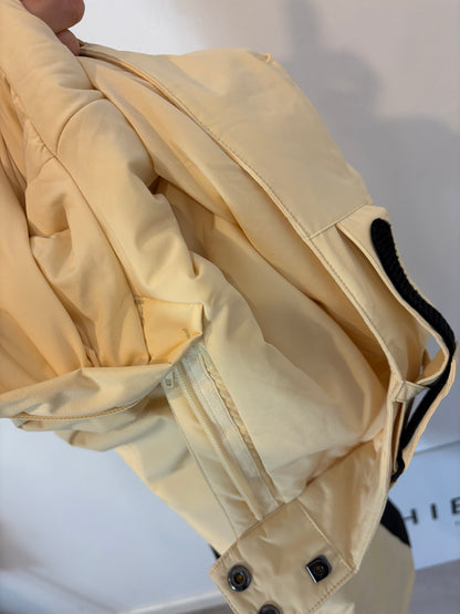 OYSHO. Pantalón ski beige