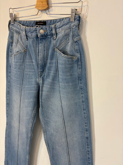 ISABEL MARANT. Denim recto costura