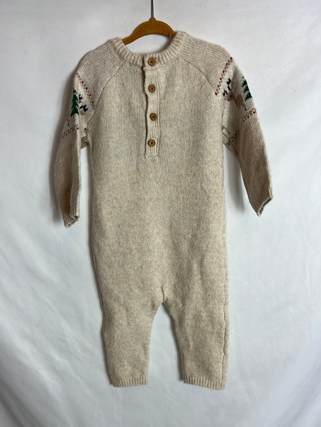 KABI. Christmas knit jumpsuit. Size 18 months