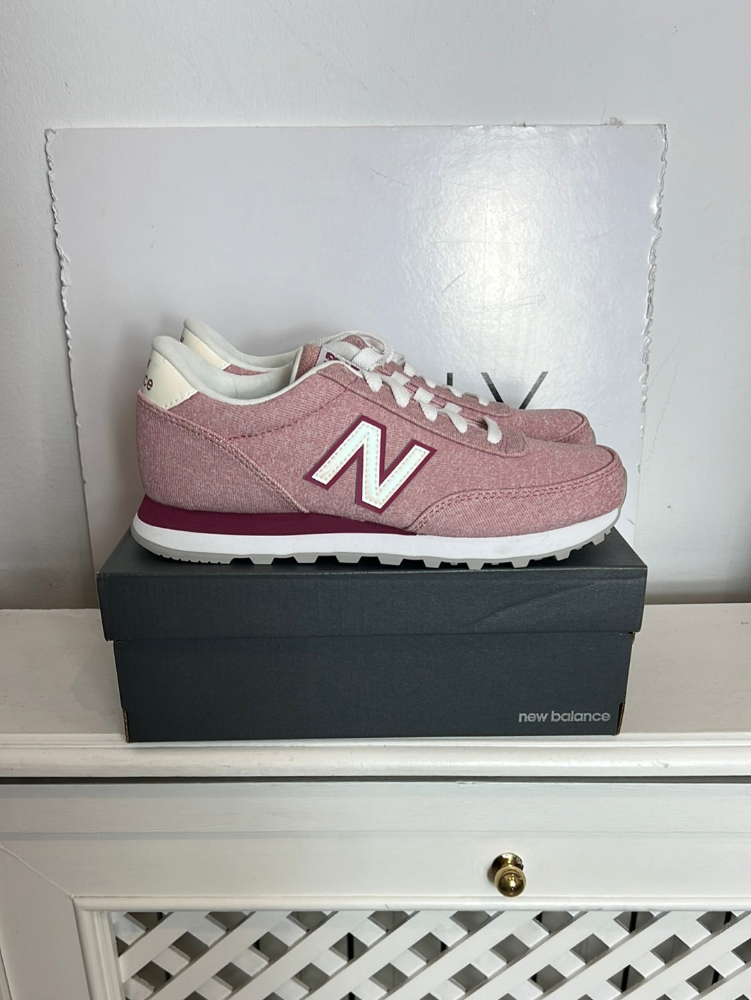 NEW BALANCE. Zapatillas textura jaspeada. T 37,5