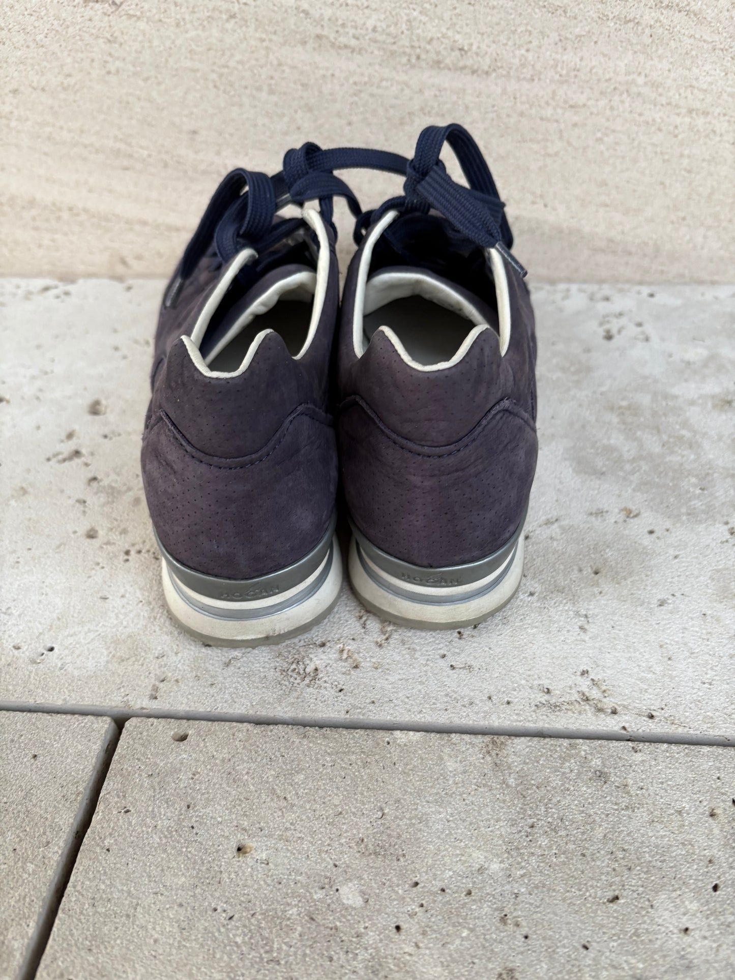 HOGAN. Zapatillas bicolor en piel