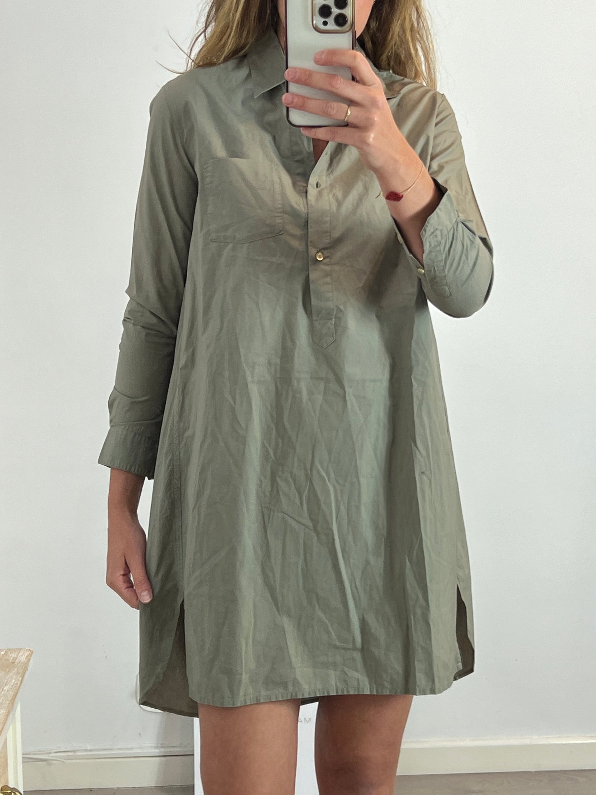ISABEL MARANT. Green shirt dress, size 36 Hibuy market ISABEL MARANT. Green shirt dress, size 36 Hibuy market
