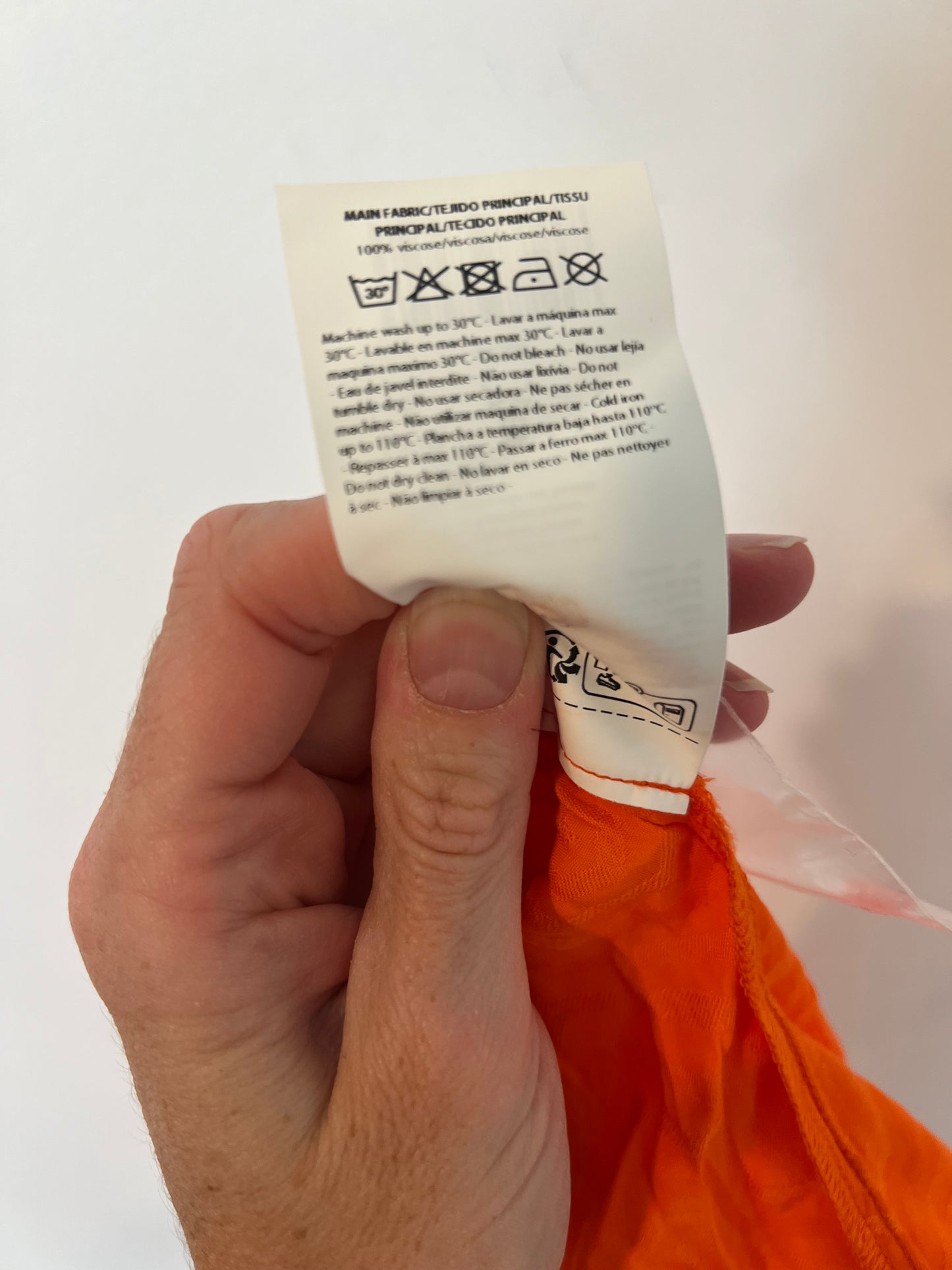 SCALPERS. Conjunto naranja estampado  T.xs/s