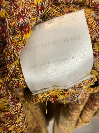 GABTAG. Vestido punto canalé asimétrico