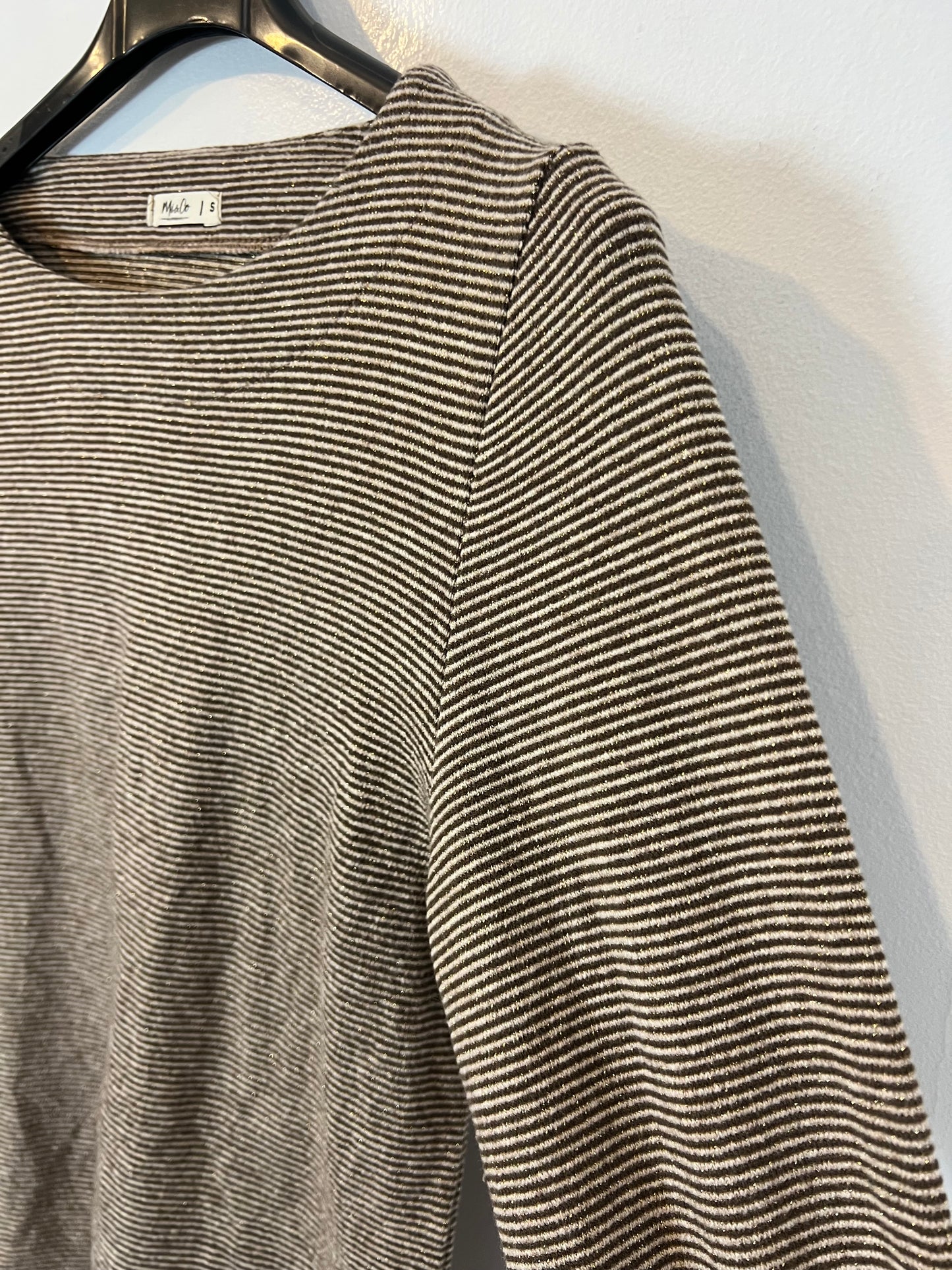 MI&CO. Top rayas hilos brillo. T S