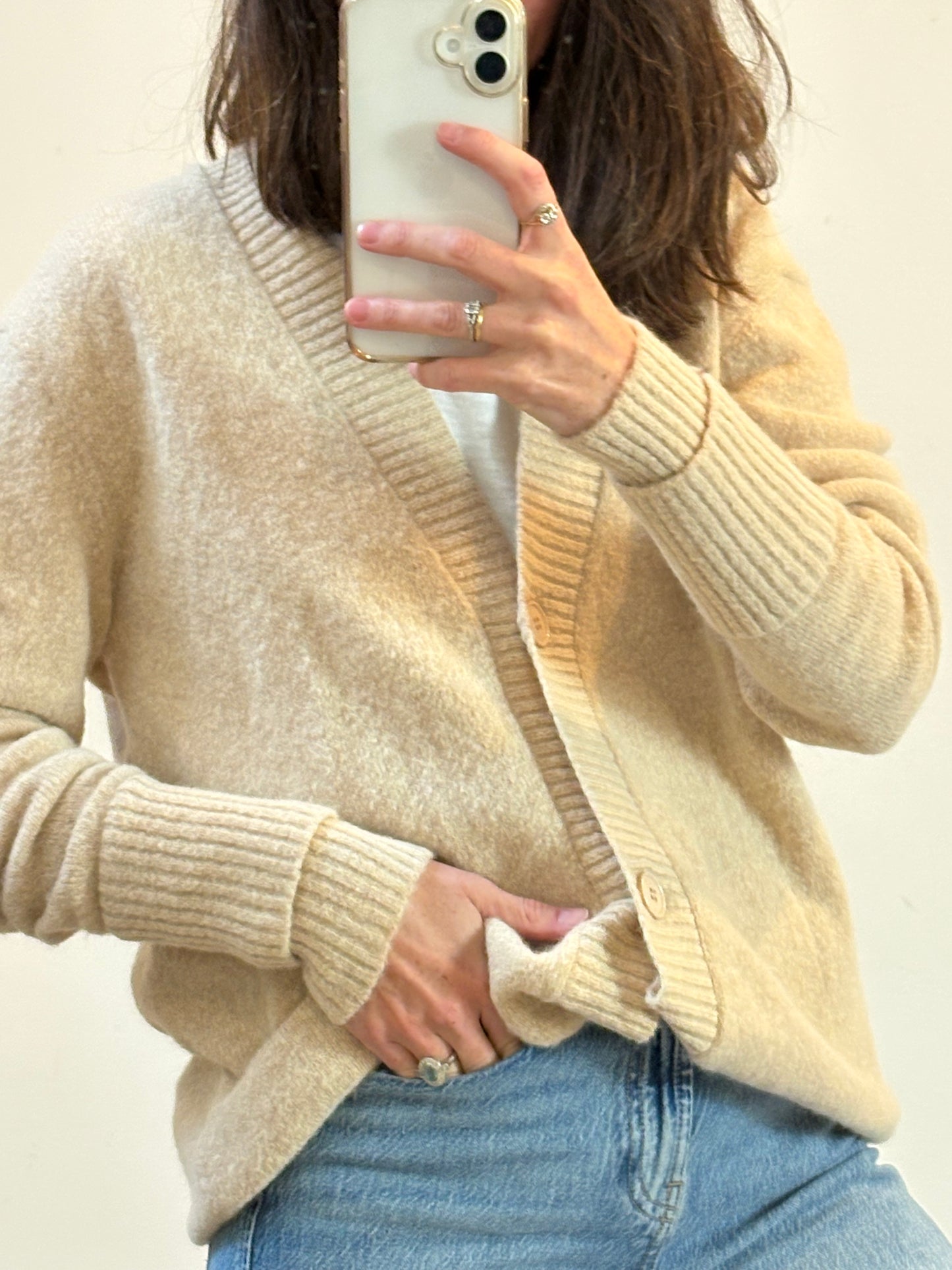 DOROTHEE SCHMACHER.Cárdigan beige