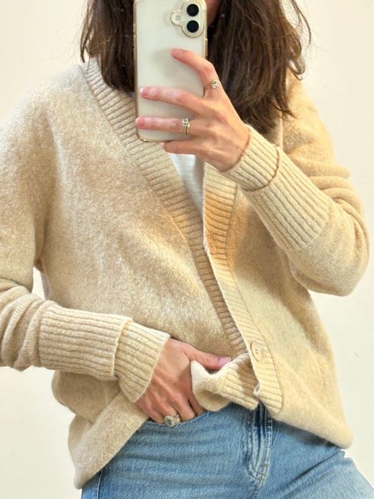 DOROTHEE SCHMACHER.Cárdigan beige