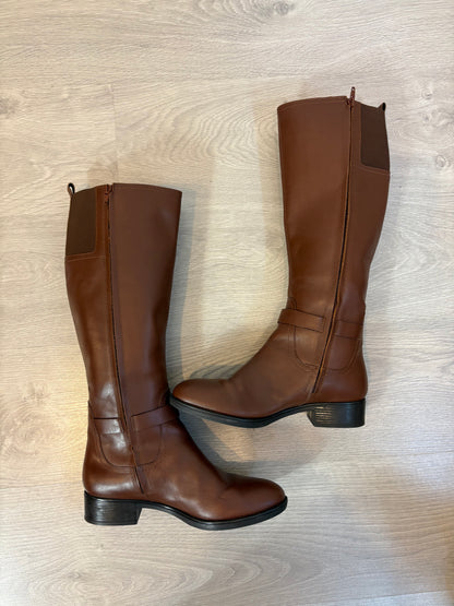 ZARA. Black stretch knit top. TL