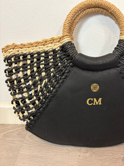 LONBALI. Bolso de mano siglas