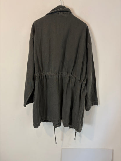 ZARA. Parka denim bolsillos