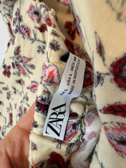 ZARA. Mono culotte flores