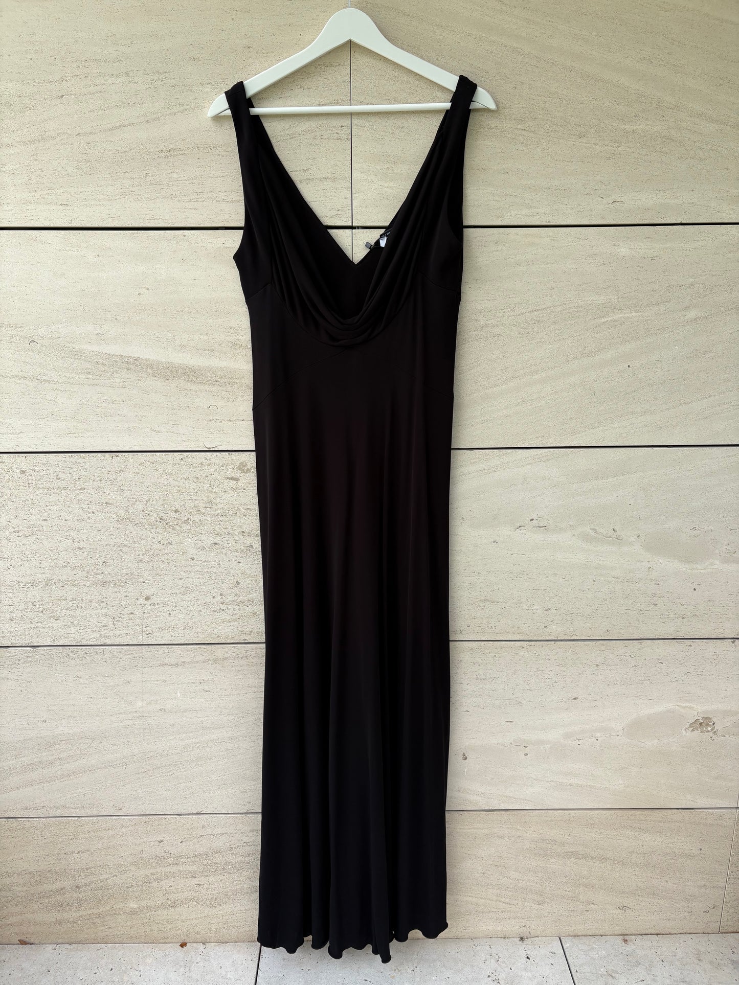 VICTORIA BECKHAM x MANGO. Vestido punto escote drapeado