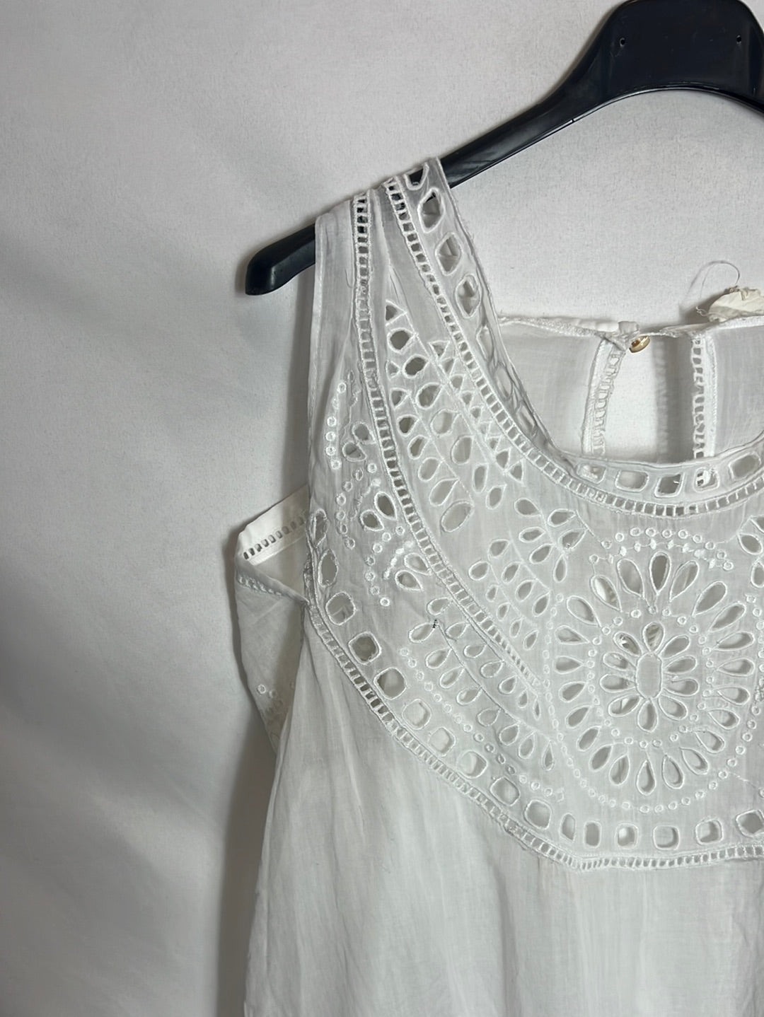 ISABEL MARANT ÉTOILE. Die-cut cotton top. XS/S