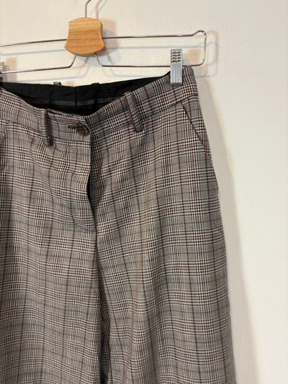 ERIKA CAVALLINI. Pantalones pinzas cuadros